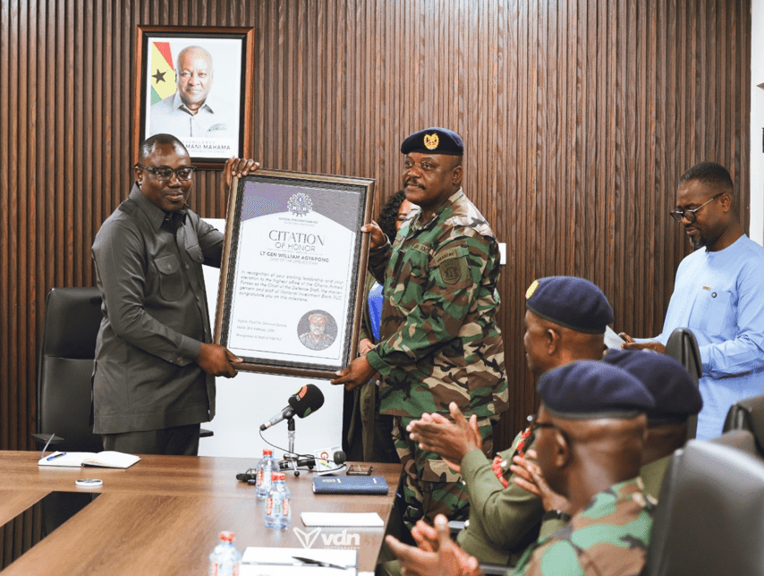 NIB PLC donates GH₵ 1m to Ghana Armed Forces for Burma Camp redevelopment