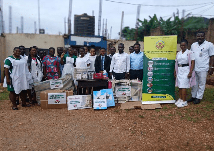 ASA Savings and Loans supports Bebu Methodist Clinic with medical equipment
