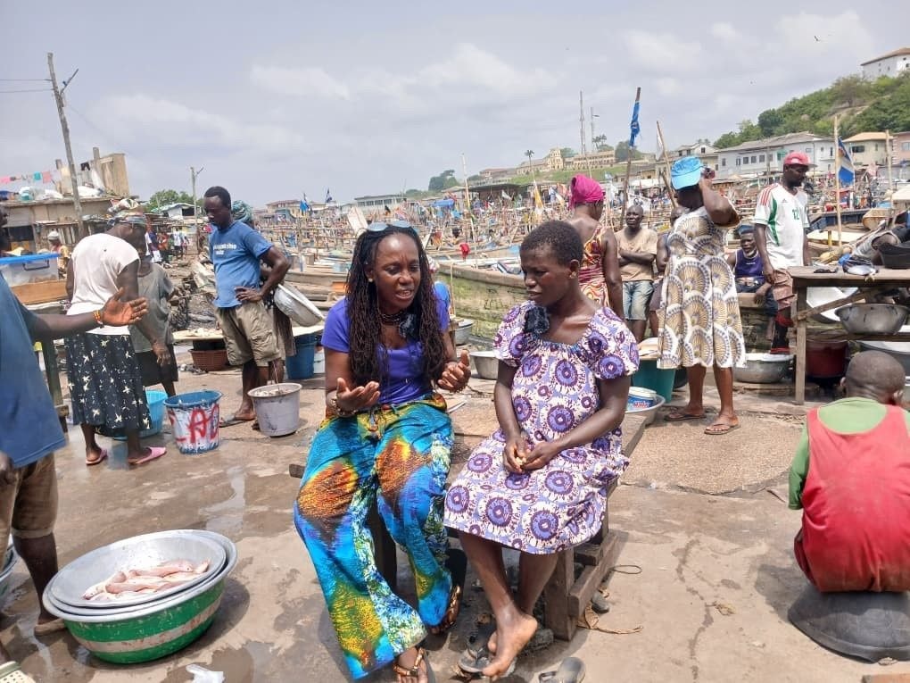 At the table with Alberta Nana Akyaa Akosa: Years of carrying fish, dreams of selling: Autistic headporter seeks a way out