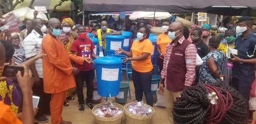 WinE donates COVID-19 items to 3 market centres in Accra, Tema and Kumasi