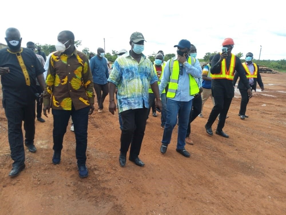 Road Minister inspects ongoing projects in Northern and Savannah Regions