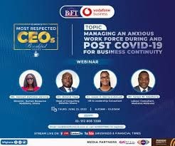 2020 Ghana’s Most Respected CEOs Breakfast Series takes off today