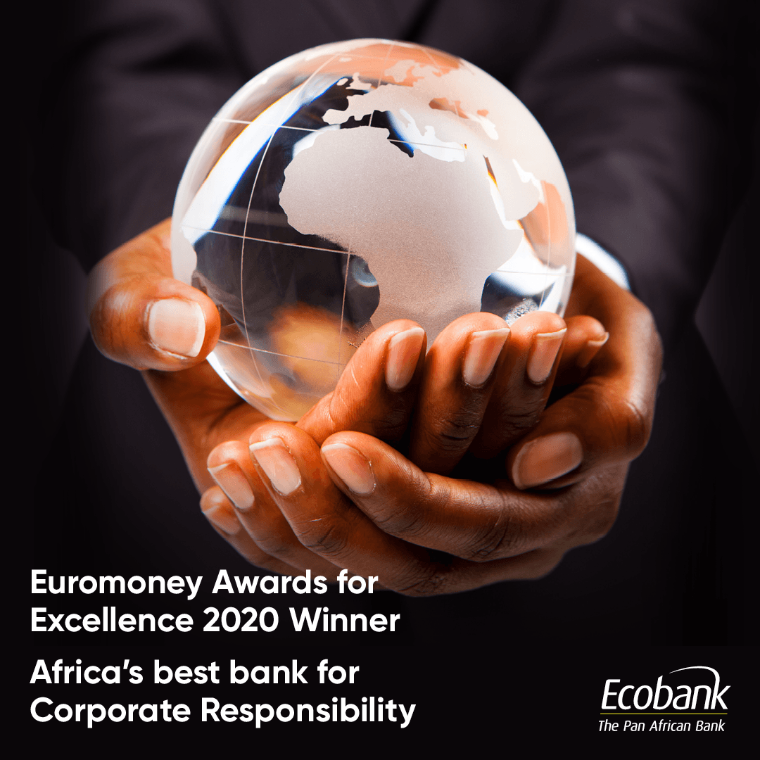 Ecobank Group named Africa’s Best Bank for Corporate Responsibility by Euromoney
