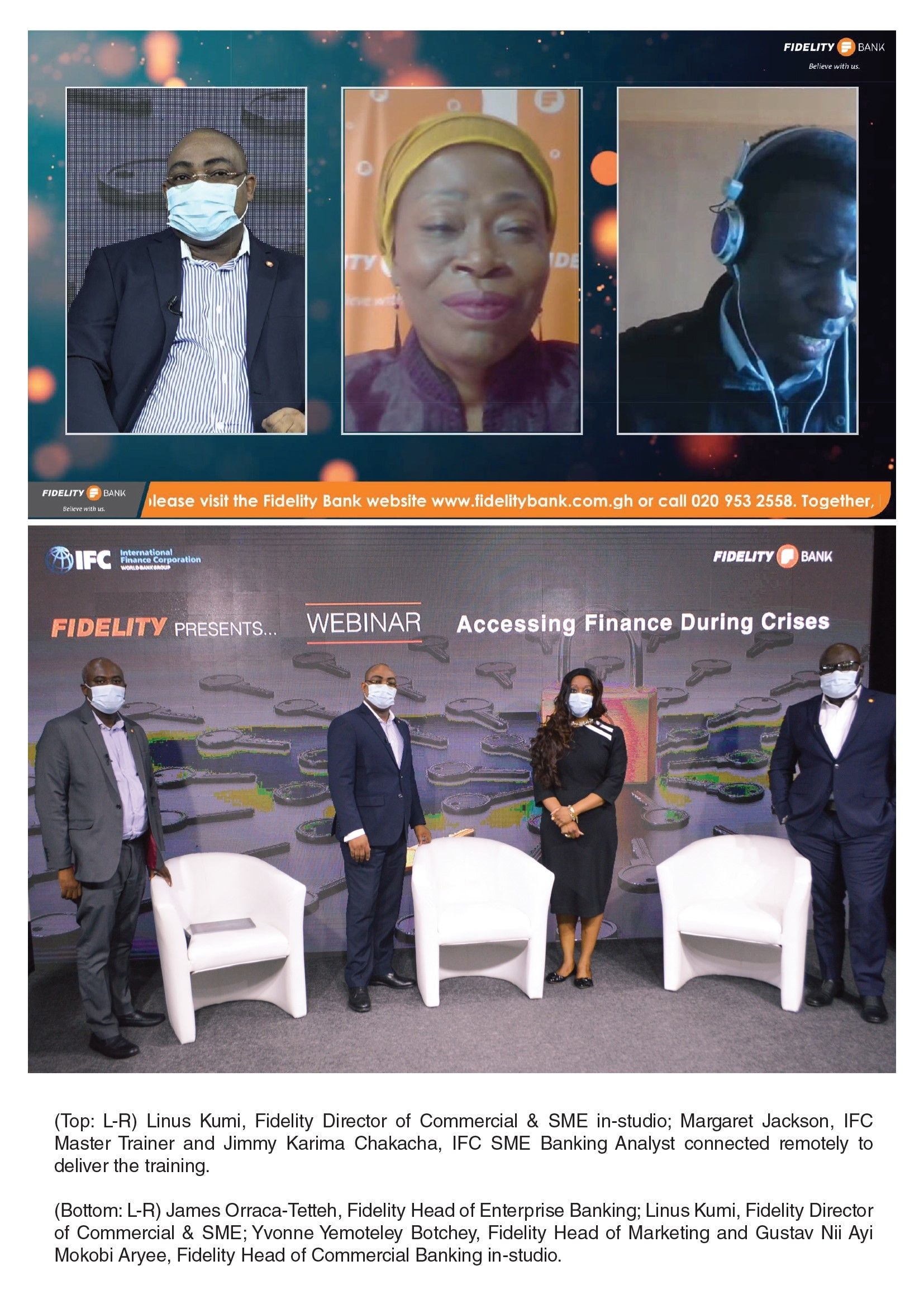 Fidelity Bank trains SMEs on accessing finance during crises