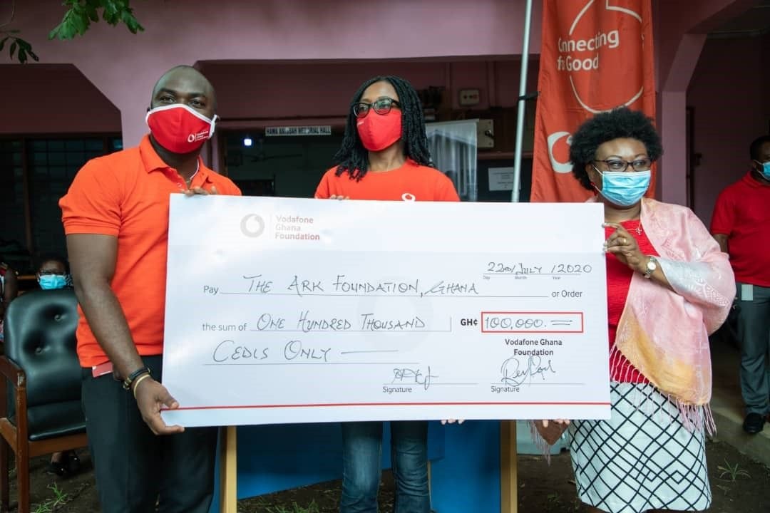 Vodafone employees raise GH¢100,000 to support domestic abuse survivors