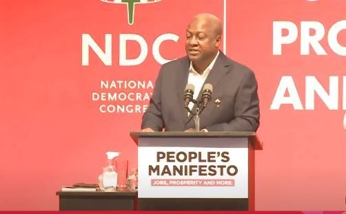 NDC Manifesto: I will scrap law banning importation of 'accident cars'—Mahama