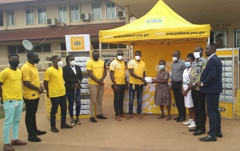 Six hospitals receive over15, 000 nose masks from MTN