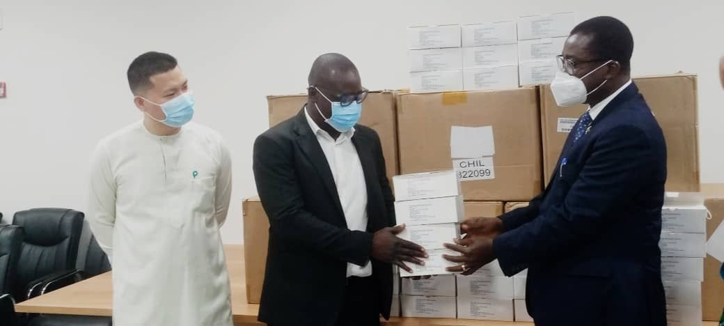OPay donates 100,000 face shield to government