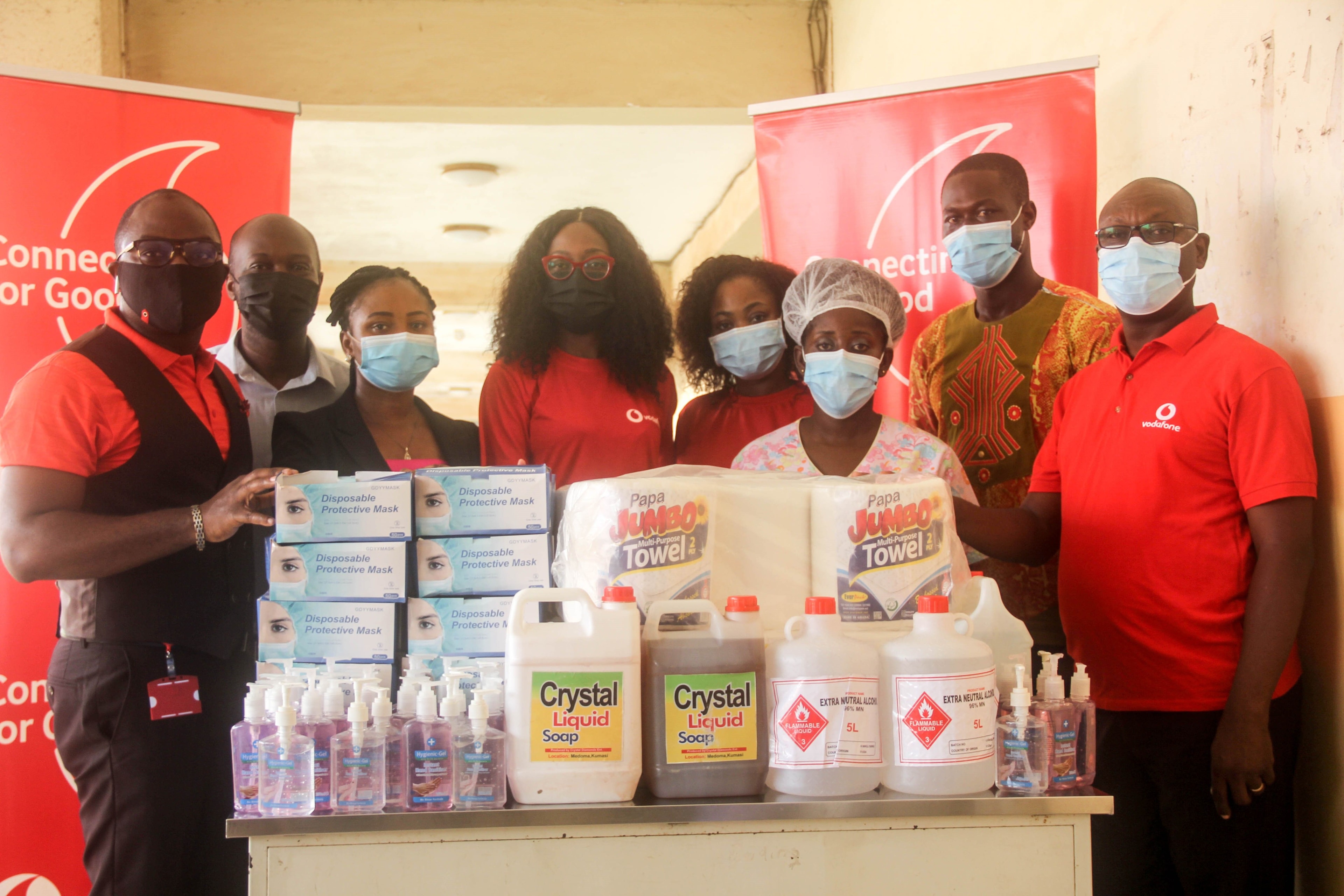 Vodafone supports LEKMA Hospital in the fight against COVID-19