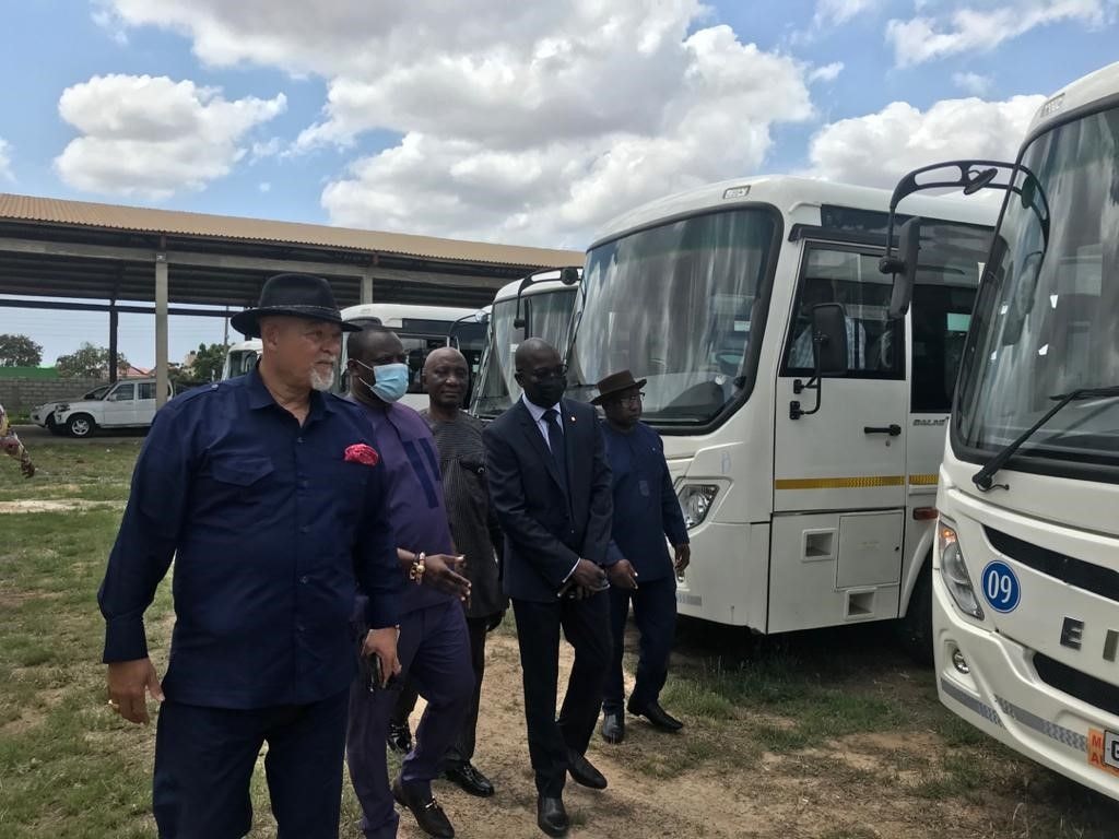 Svani Group presents 10 Eischer Volvo buses to Gt. Accra GPRTU