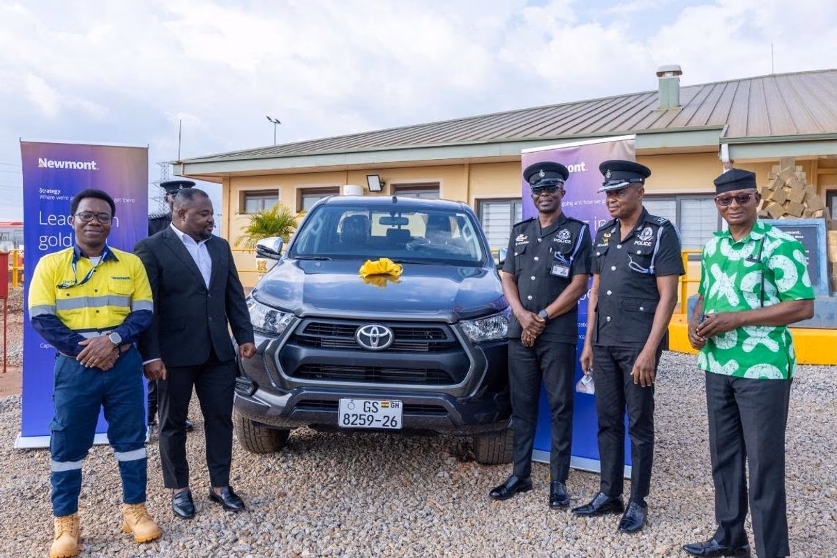 Newmont donates vehicle to strengthen security operations in Tano North