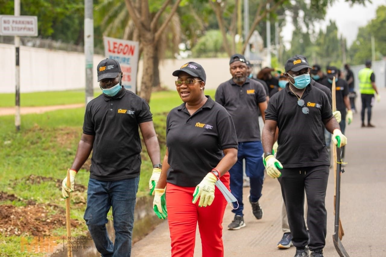 MIIF leads community clean-up exercise in LaDKMA