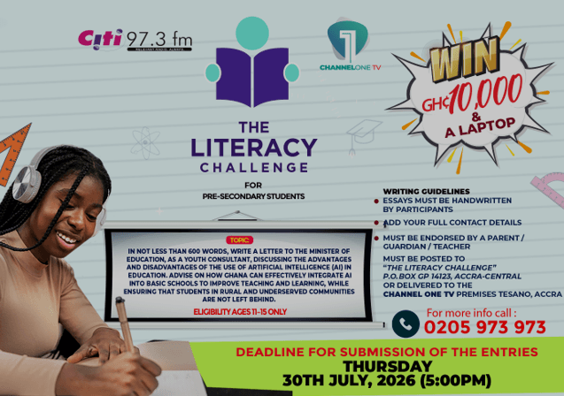 Students get extra time to enter The Literacy Challenge 2026