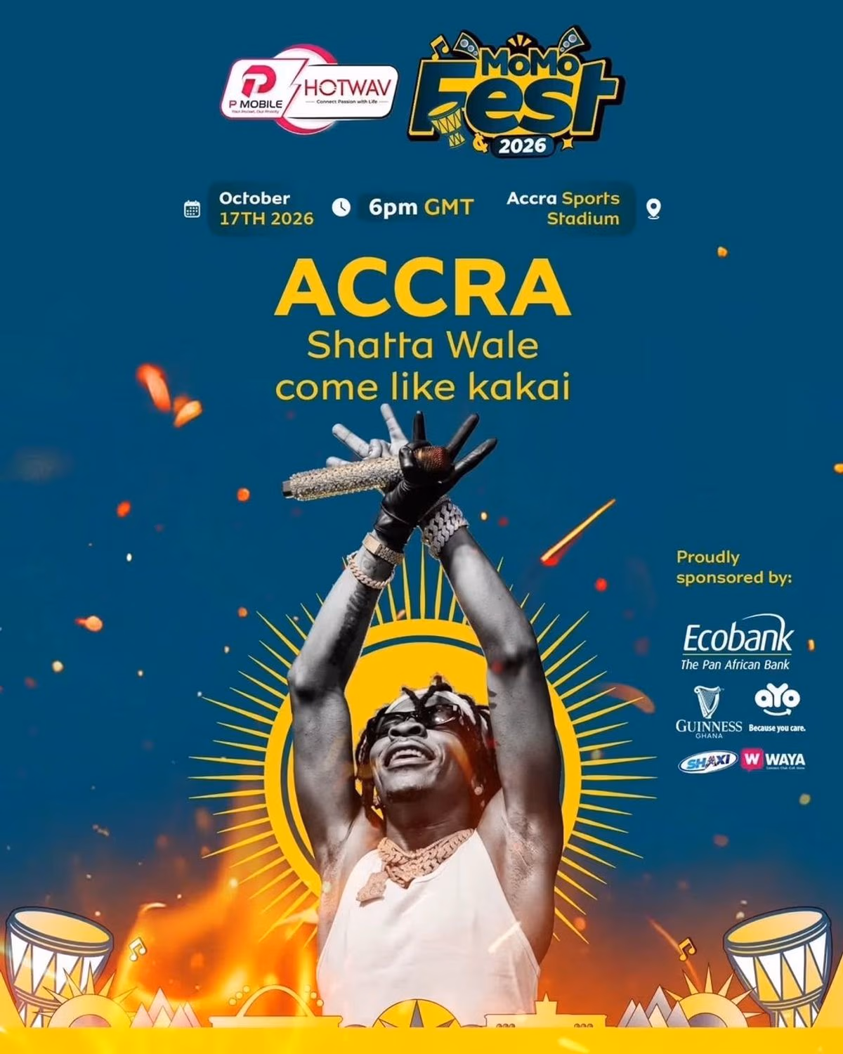 All Roads lead to Accra Stadium for Shatta Wale’s MoMo Fest 2026