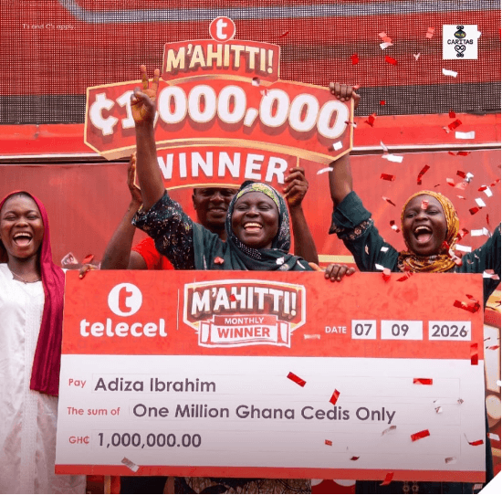 Telecel presents 1st GHC1m to mother of eight in M’ahitti Promo