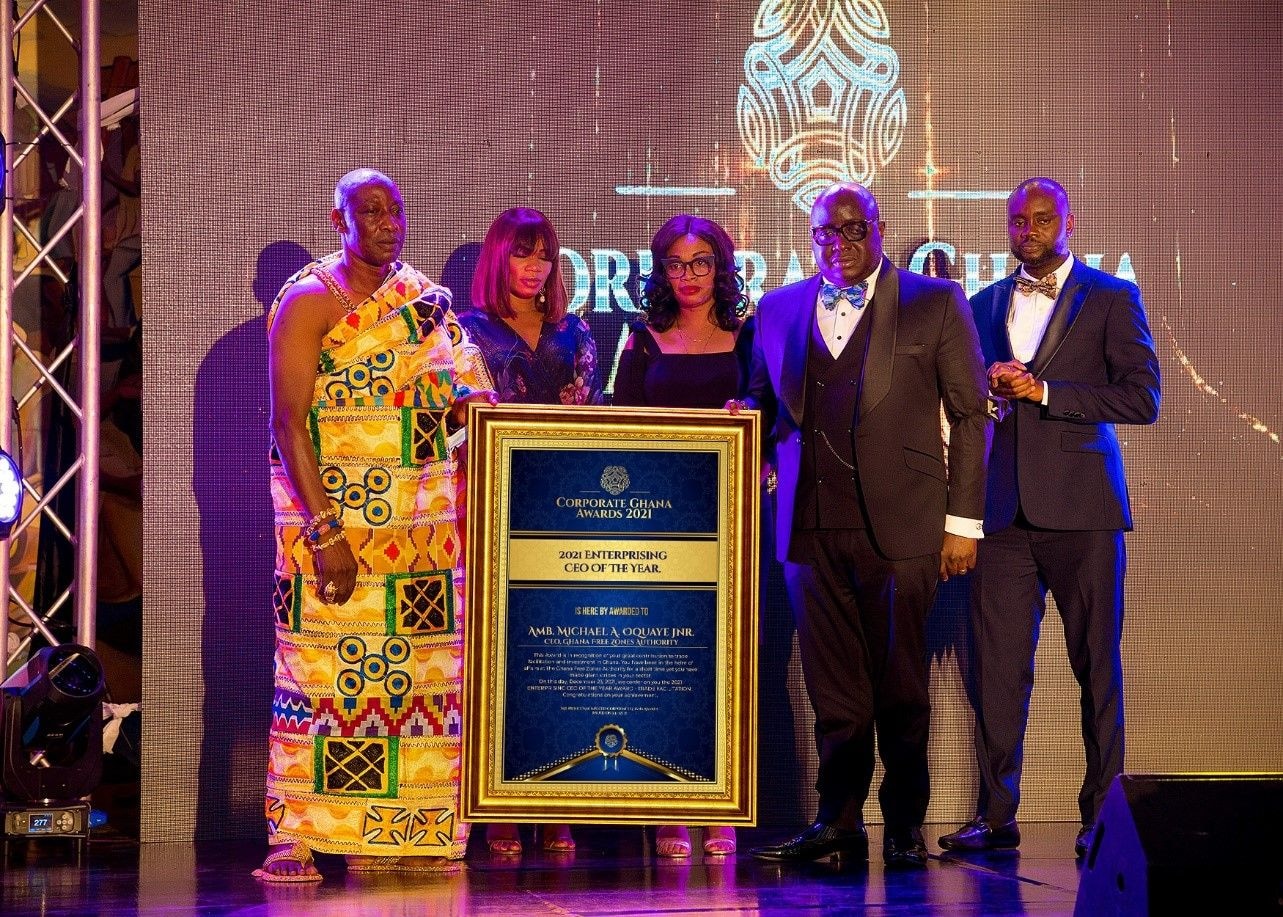 Michael Oquaye Jnr wins Enterprising CEO the year