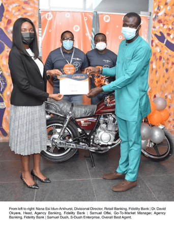 Fidelity Bank rewards 2021 best performing agents