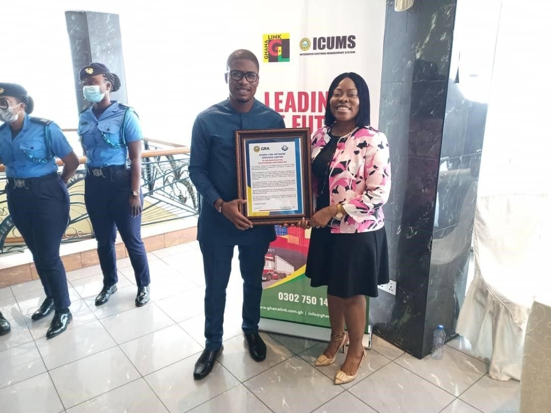 GRA honours Ghana Link for bringing ICUMS