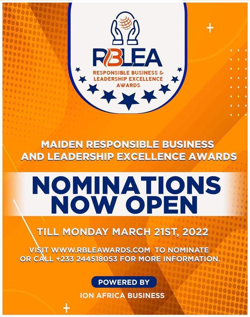 Nominations open for maiden Responsible Business and leadership Excellence Awards