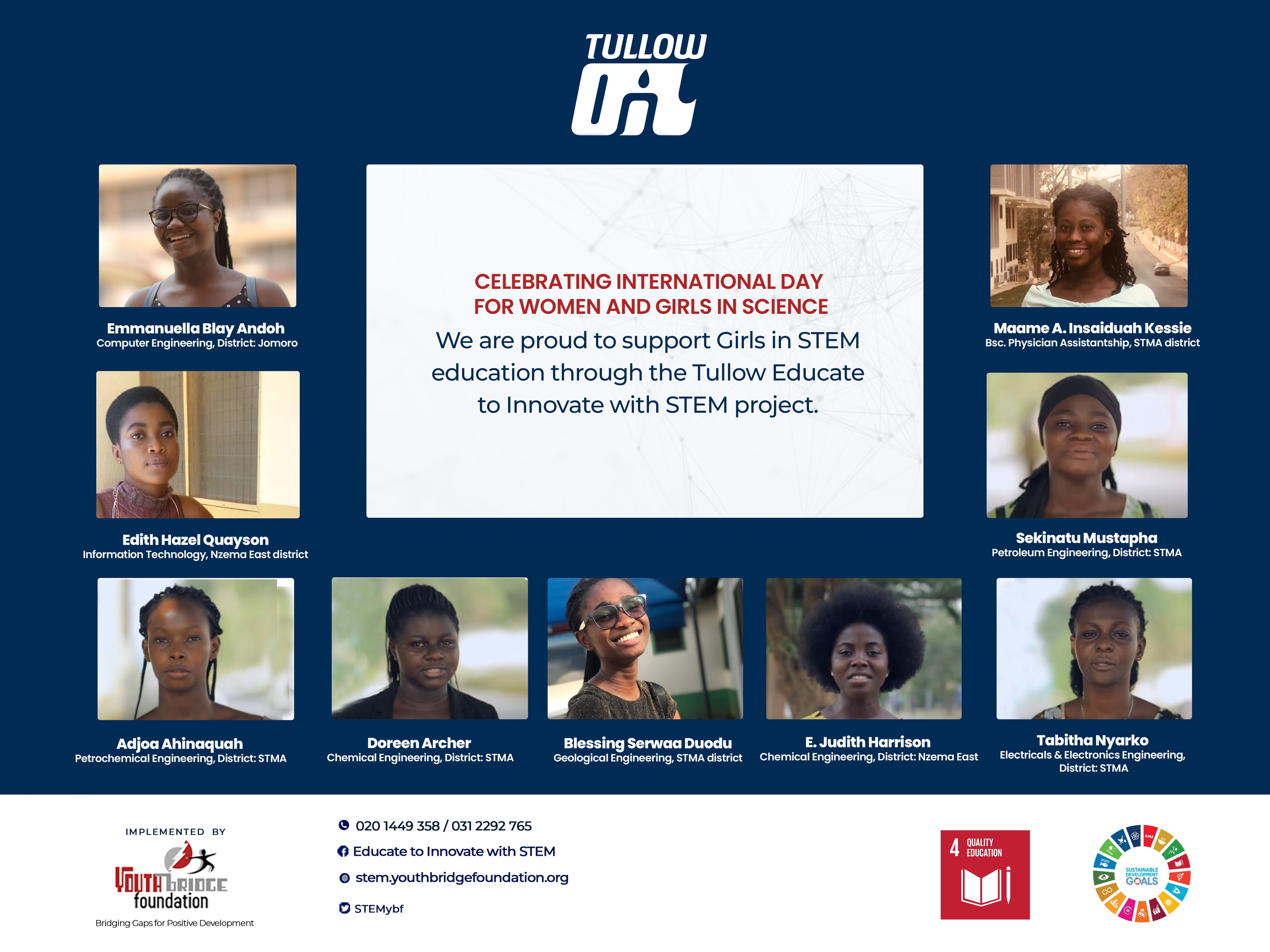 Tullow Oil enabling STEM education progression for young females