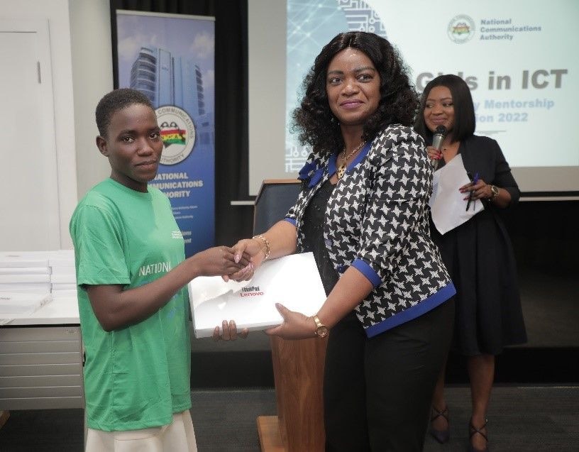 NCA supports 80 girls with laptops
