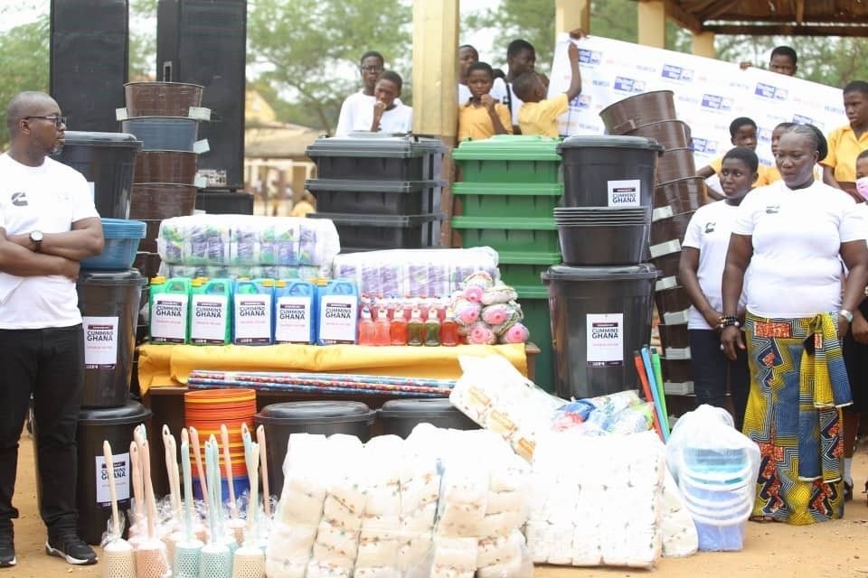 Cummins partners United Way Ghana to promote WASH activities at new Amakom M/A School