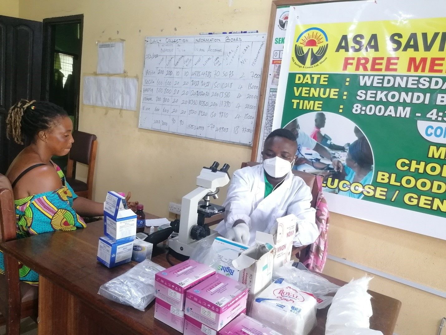 Over 200 people benefit from ASA Savings medical screening at Sekondi