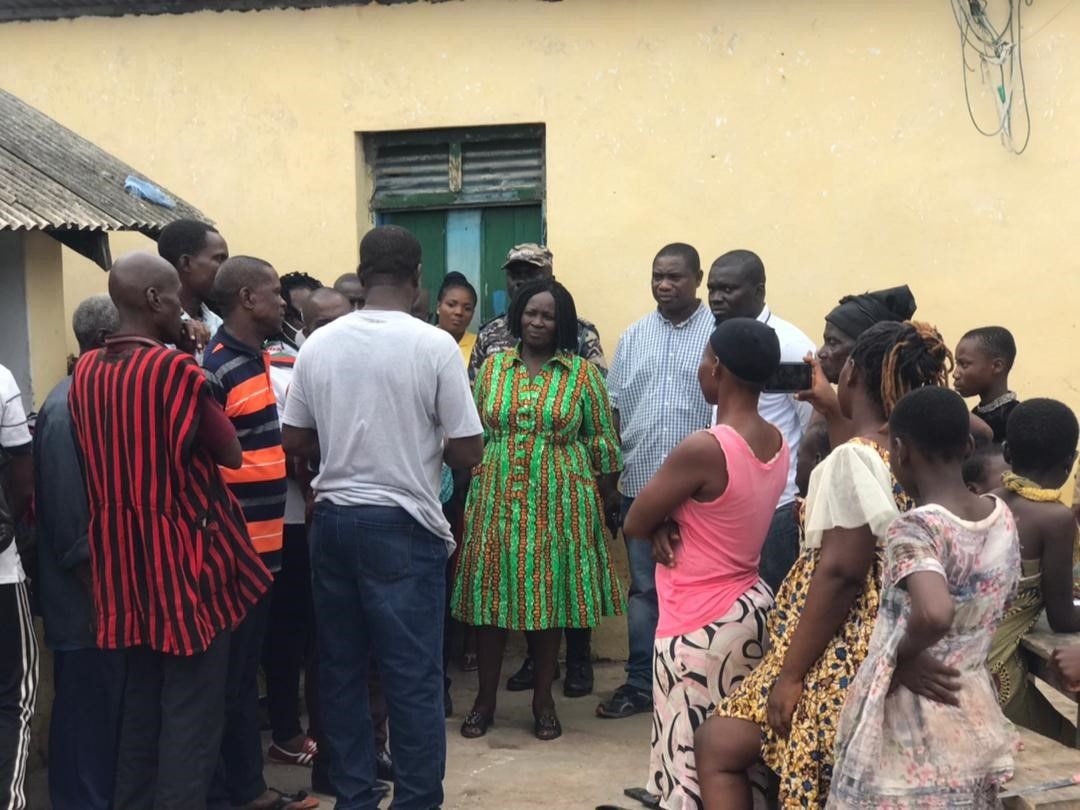 Prof. Opoku Agyemang visits victims and flood scenes in Central Region