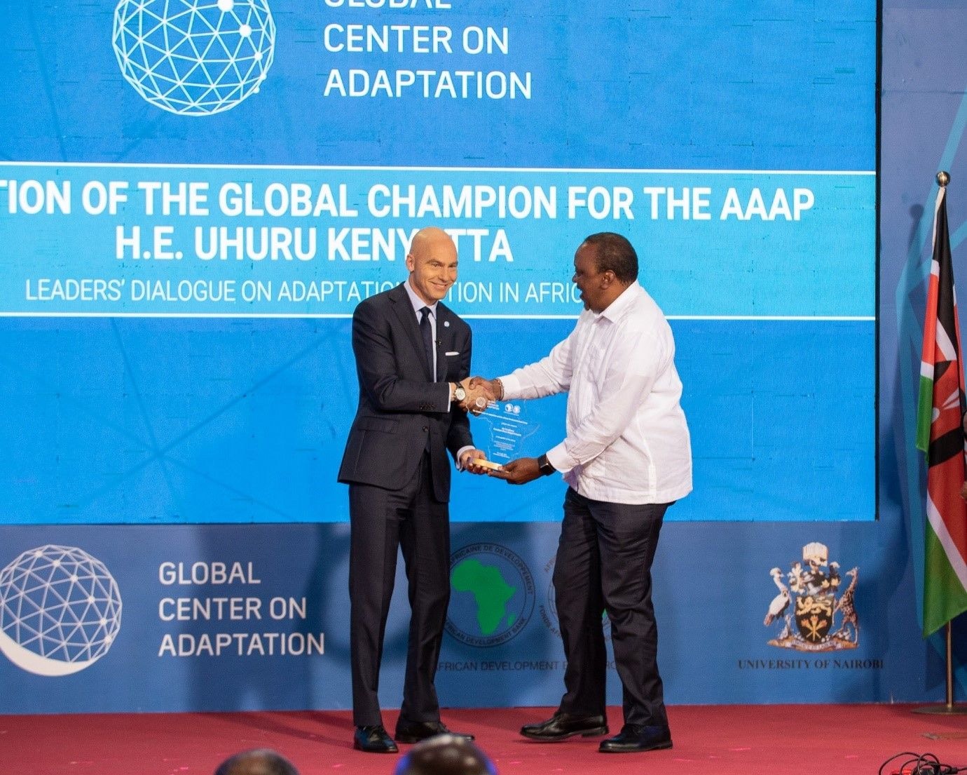 Kenyatta made Global Champion for Africa Adaptation Acceleration Programme