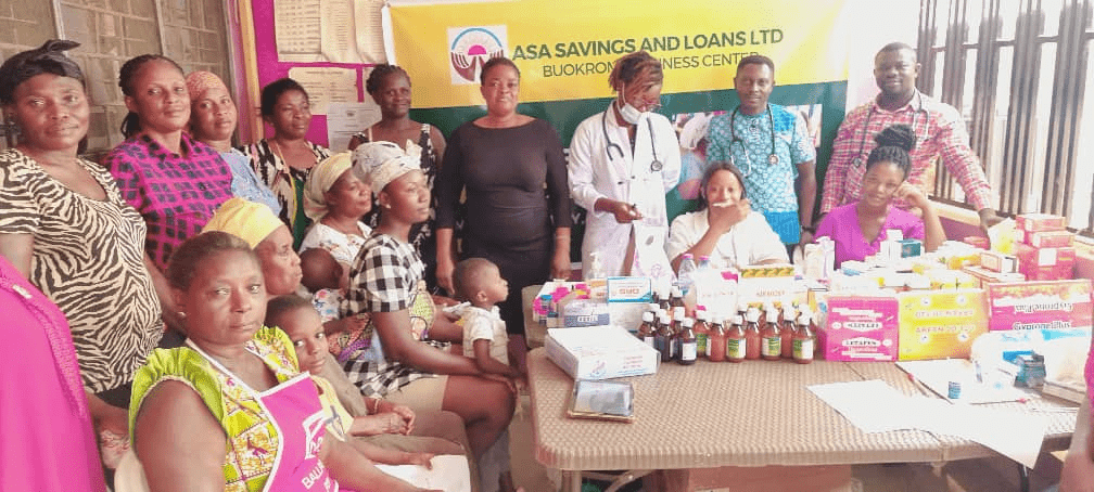 ASA Savings and Loans organises health screening for residents of Buokrom