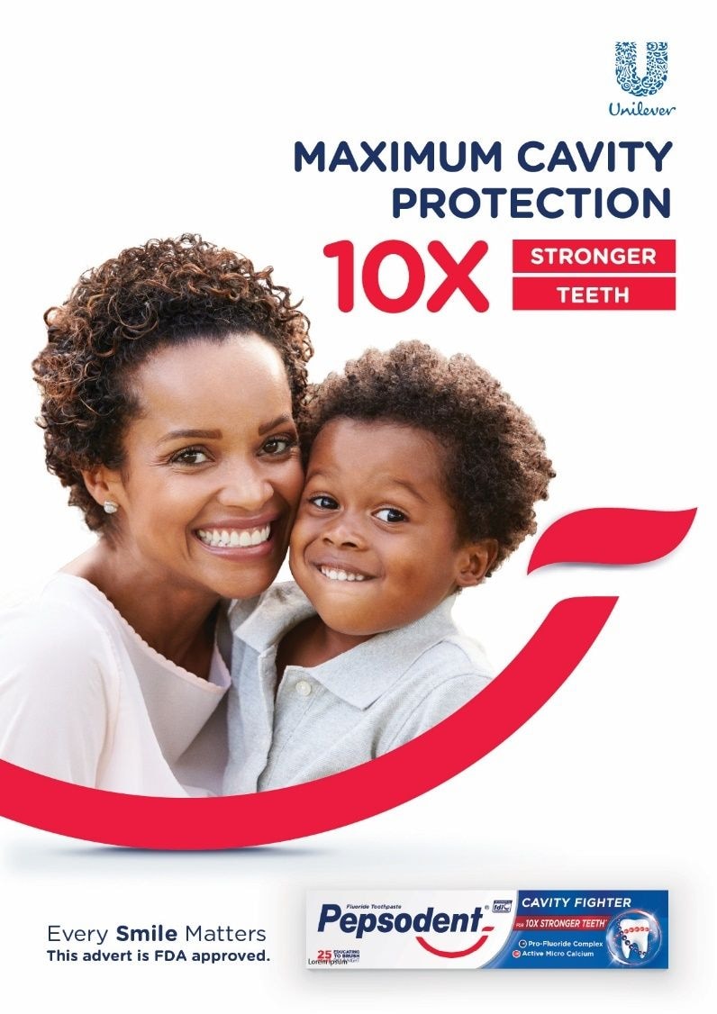 Unilever introduces new package for Pepsodent Cavity Fighter toothpaste