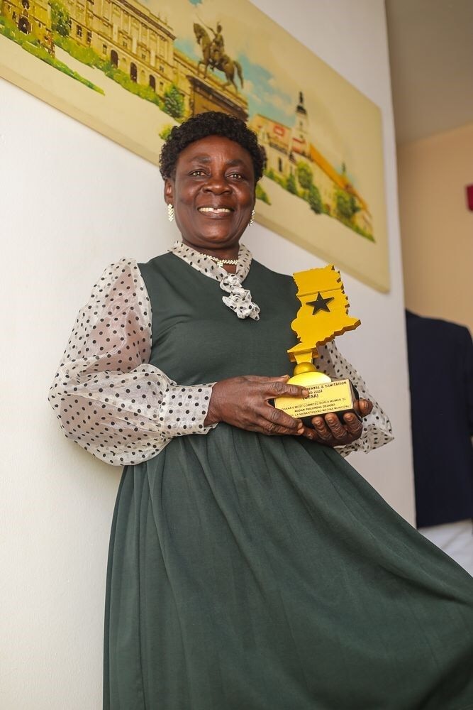 Madina sweeper Philomena Dzogbo receives distinguished award from GESA