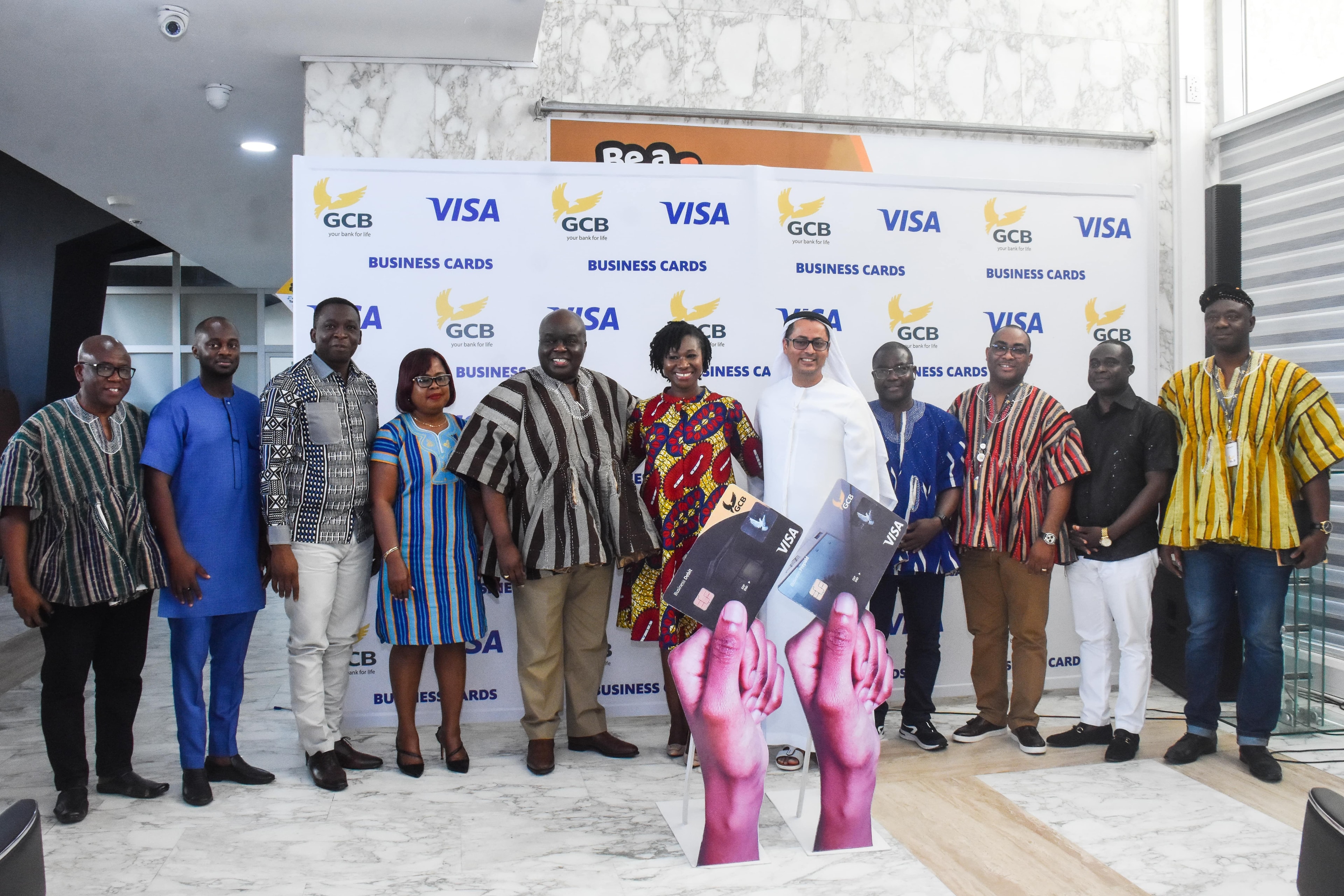 GCB Bank unveils special Visa business cards for businesses