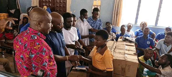 Former ECG MD gifts ‘math-sets’ to over 3,200 pupils in Ejisu municipality