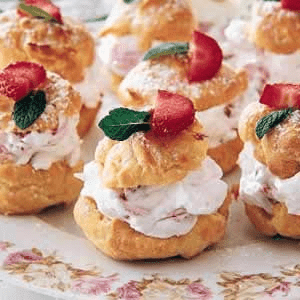 Recipes with Dainess: Chef School Cream Puffs
