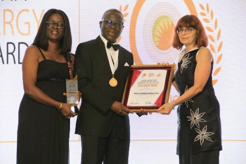 Prof. Kwaku Appiah-Adu wins Outstanding Energy Management Award