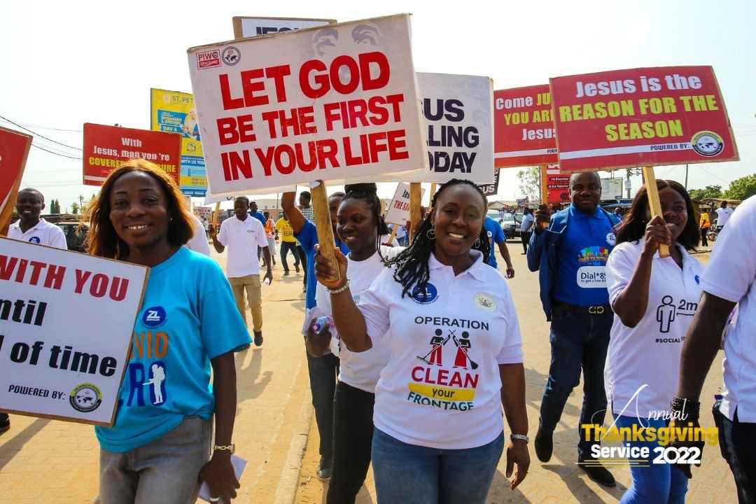 Jospong Group wins souls for Christ through thanksgiving service
