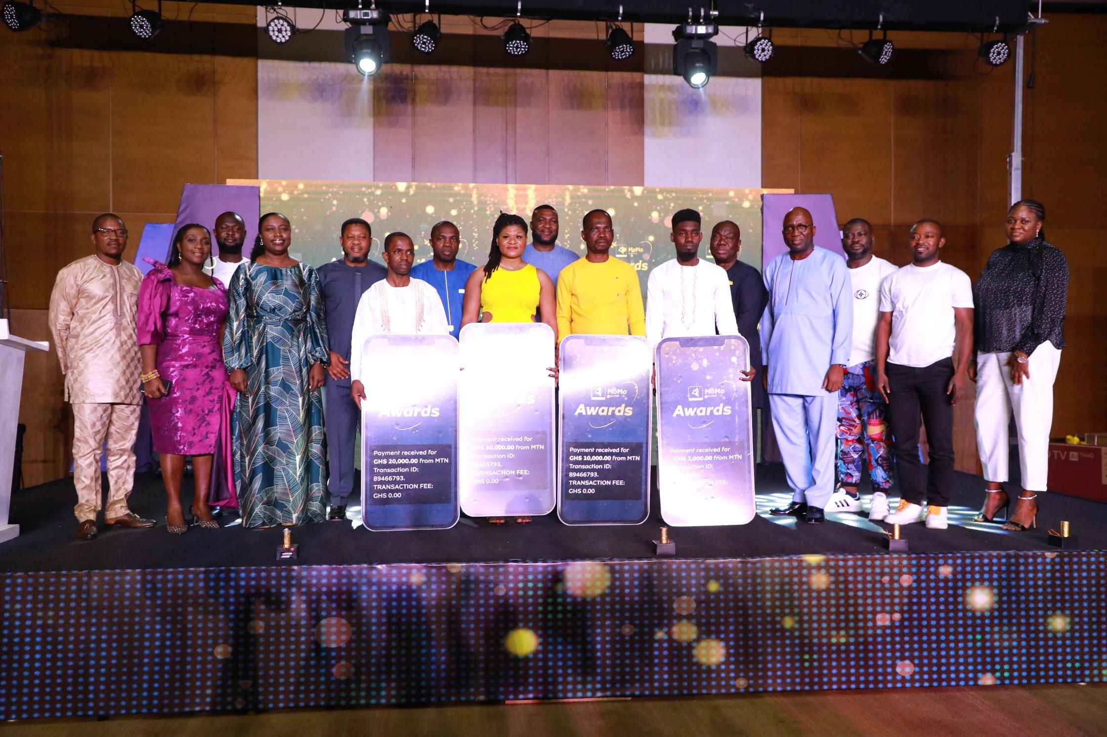 Big Joe Ventures, Kingdom Books, My Kids Pride emerges overall winners of 2022 MTN MoMo Awards