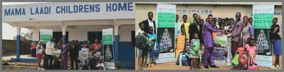 QNET supports Mama Laadi and Timataaba orphanages in Upper East