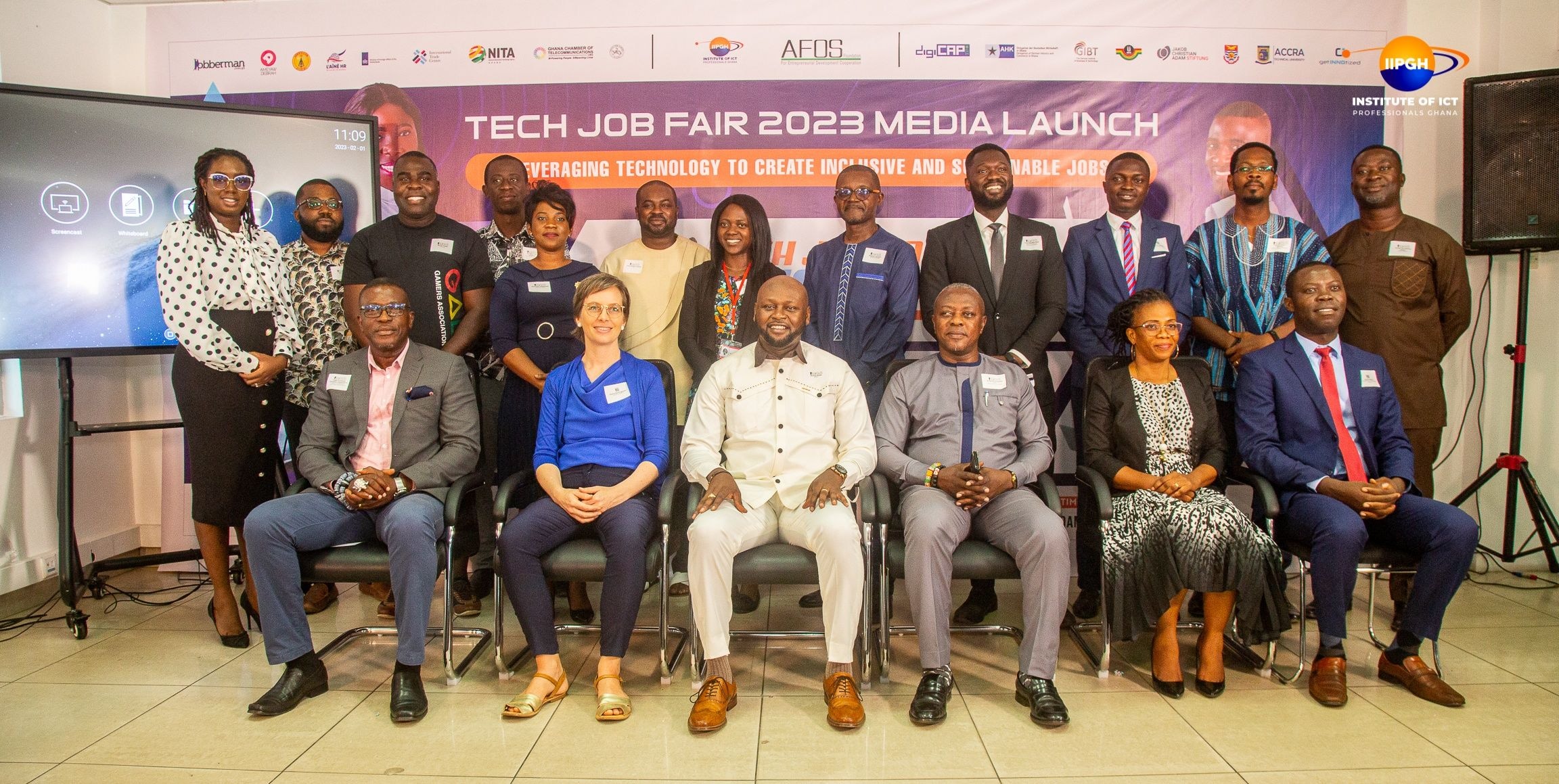 IIPGH, AFOS Foundation and partners launch Tech Job Fair (TJF) 2023