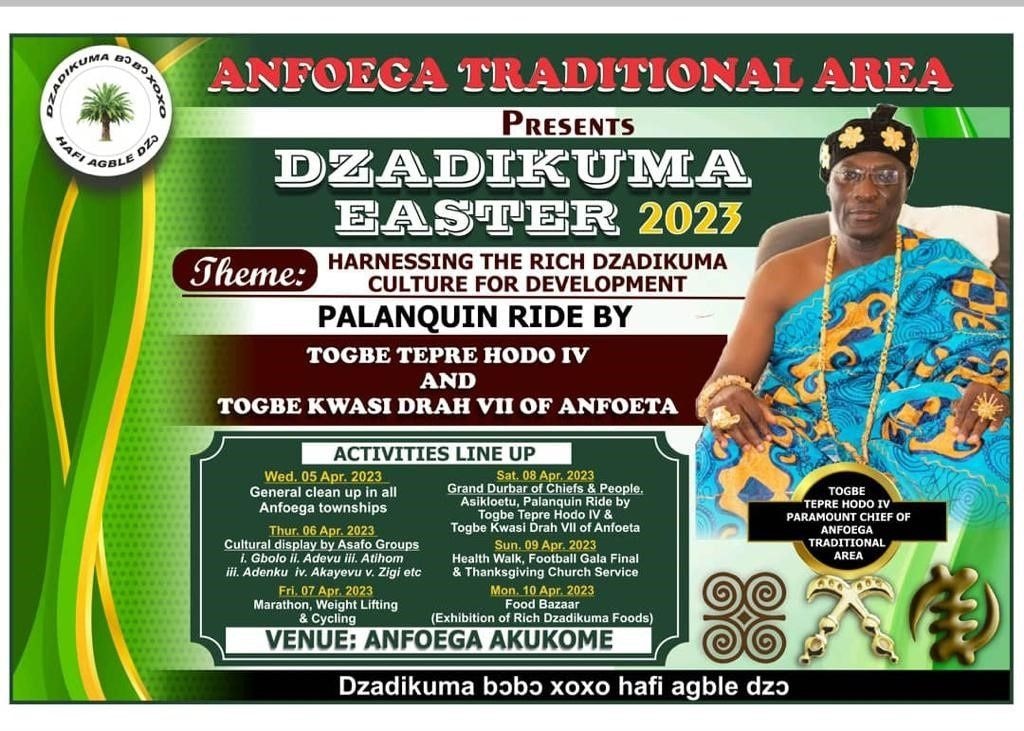 Activities for Dzadikuma Easter 2023 announced