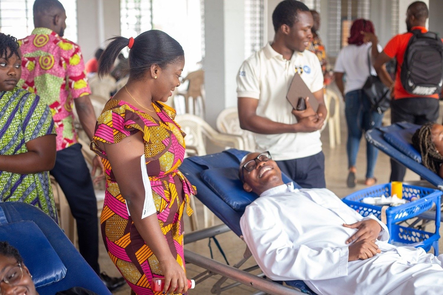 St. Thomas Aquinas Catholic Church, LIC organise blood donation exercise
