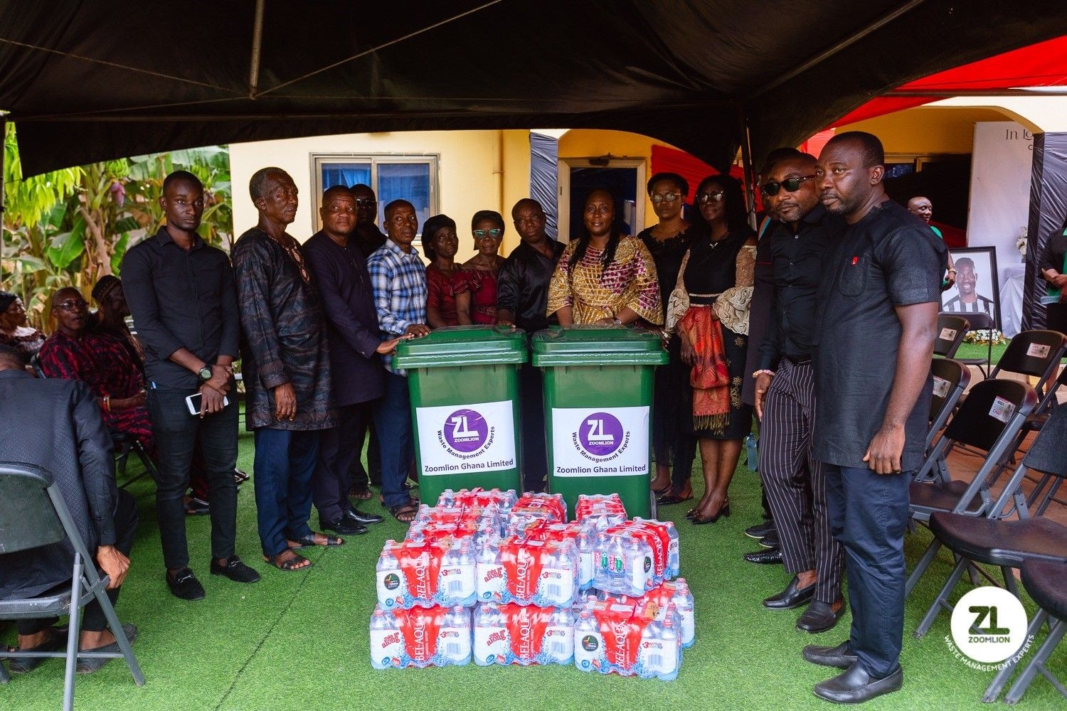 Zoomlion donates items, cash to family of late Christian Atsu