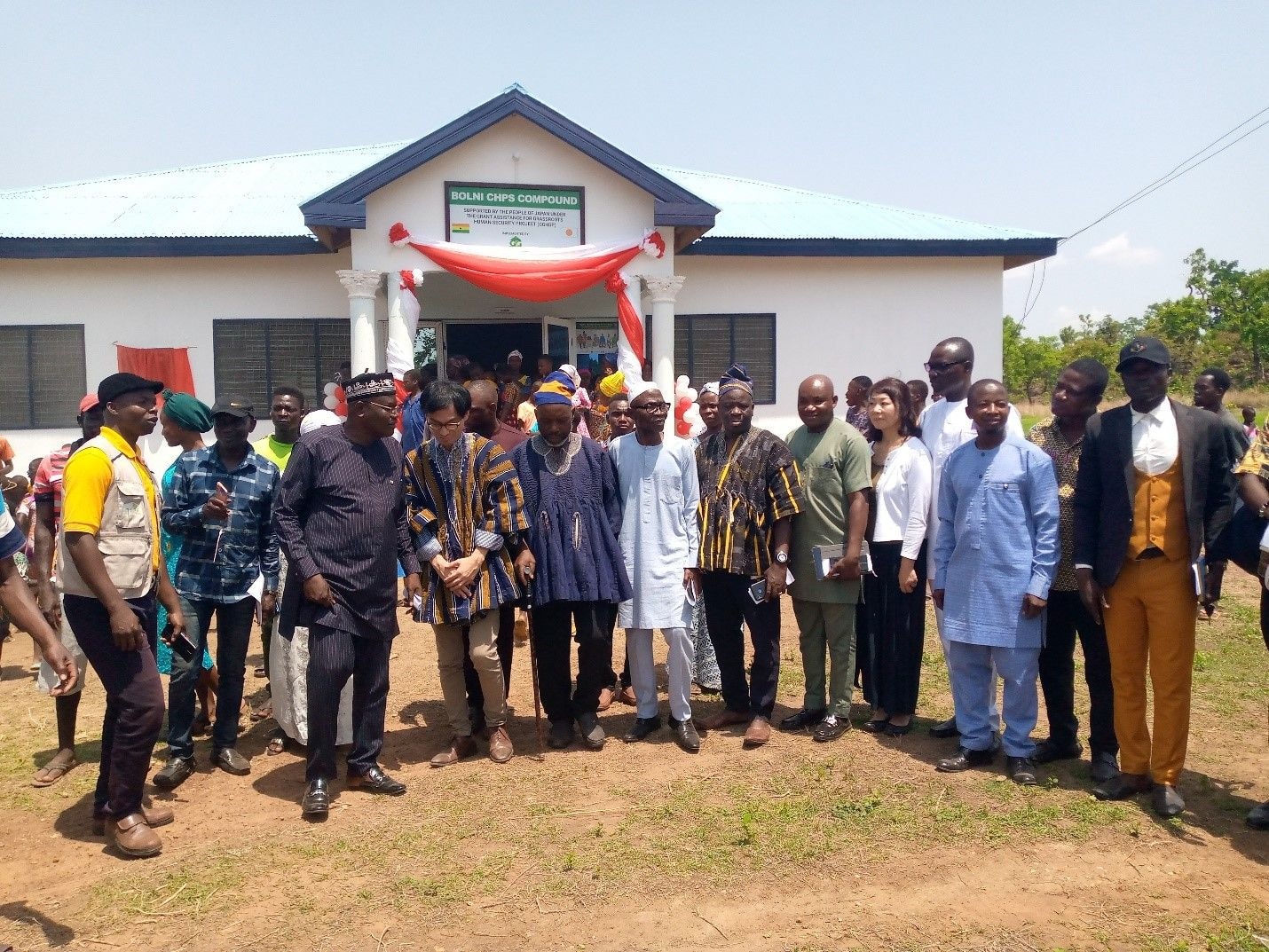 Japan Embassy hands over CHPS compound facility to Bolni community