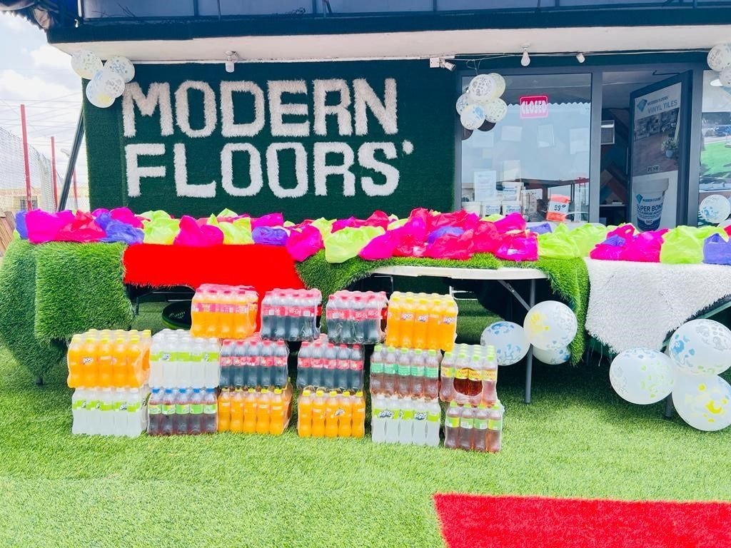 Modern Floors feeds 200 children to mark first anniversary of Tema-Ashaiman showroom