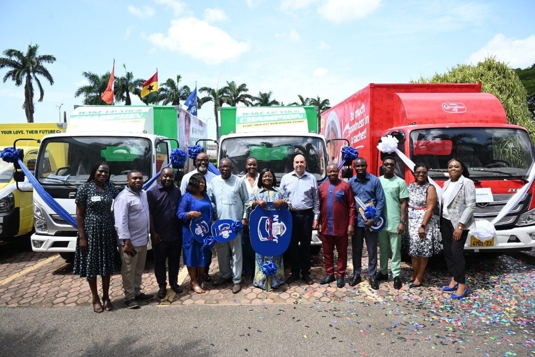 Nestlé awards trucks to distributors
