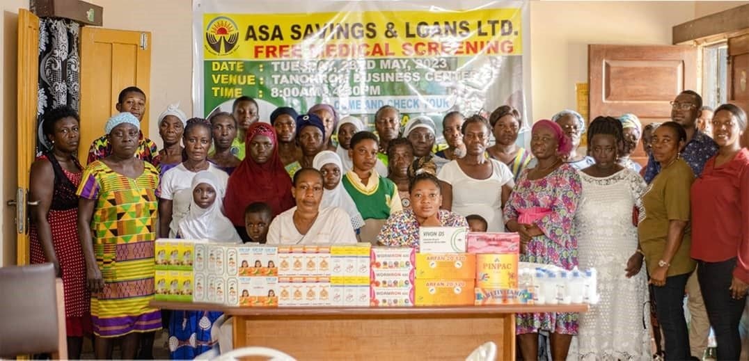 Tanokrom BC of ASA Savings and Loans organises free health screening