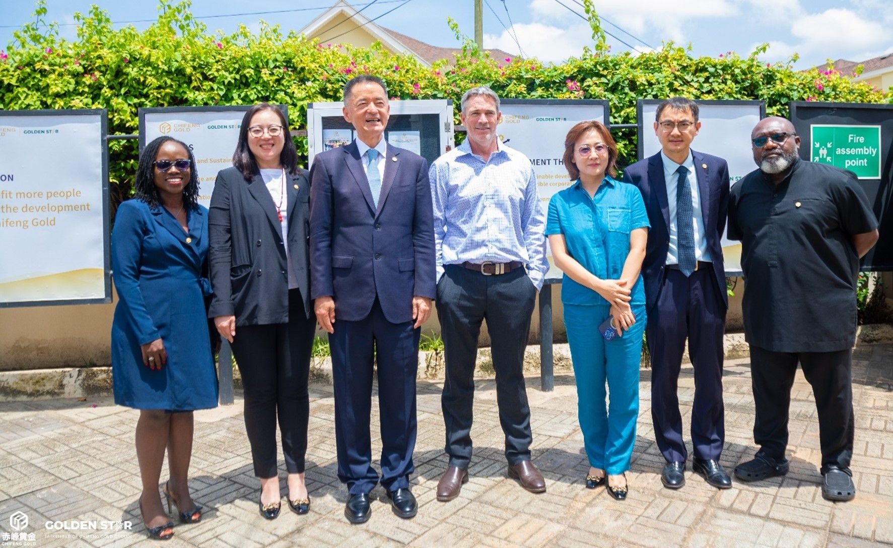 Owners of Golden Star Wassa end official visit