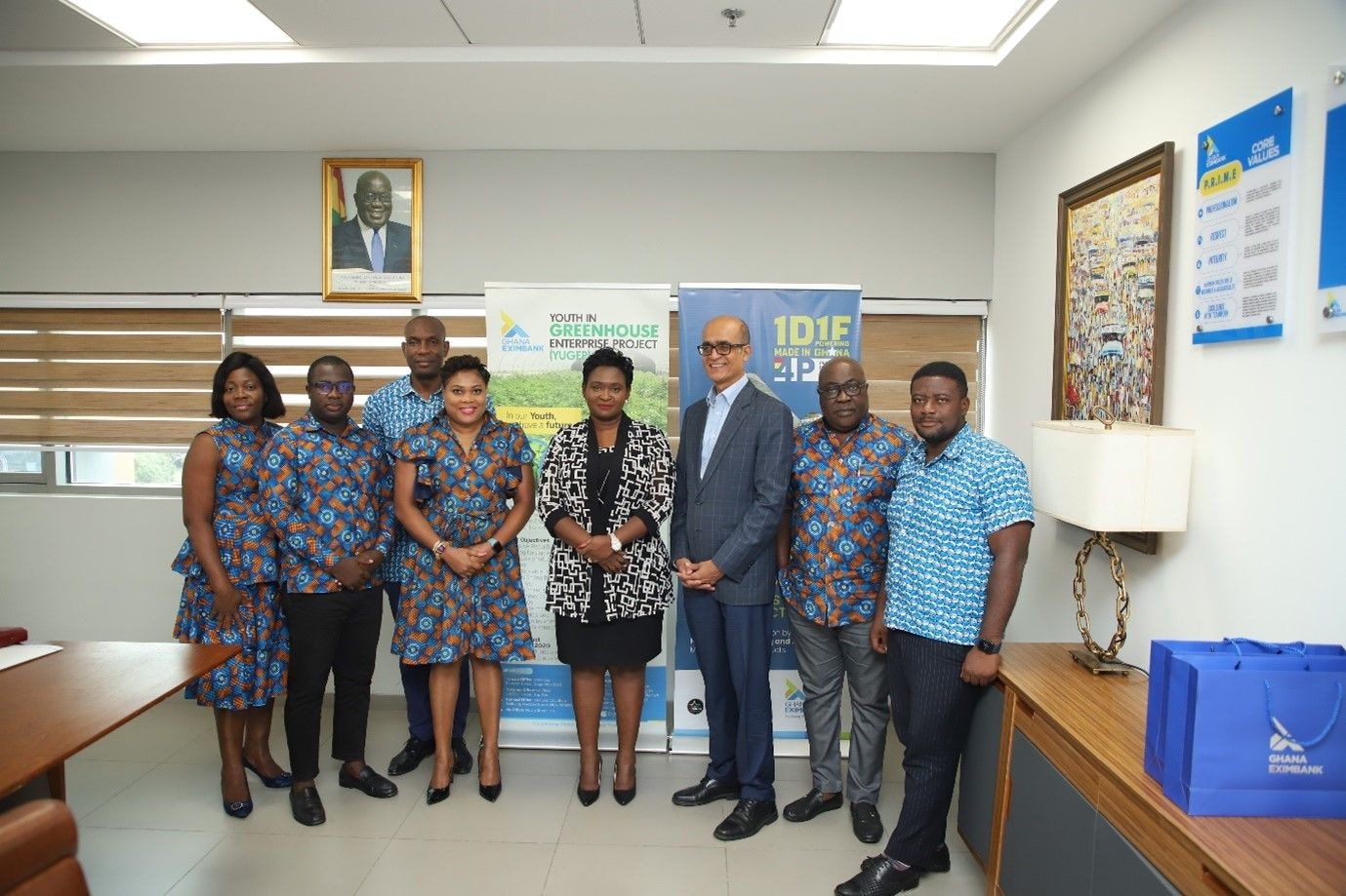 GEXIM hosts Caribbean Export Development Agency Executive Director