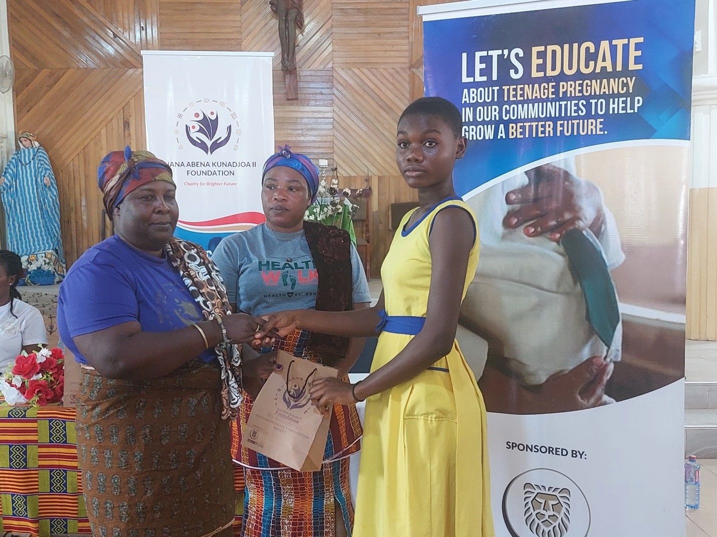 Nana Abena Kunadjoa II Foundation schools girls on teenage pregnancy